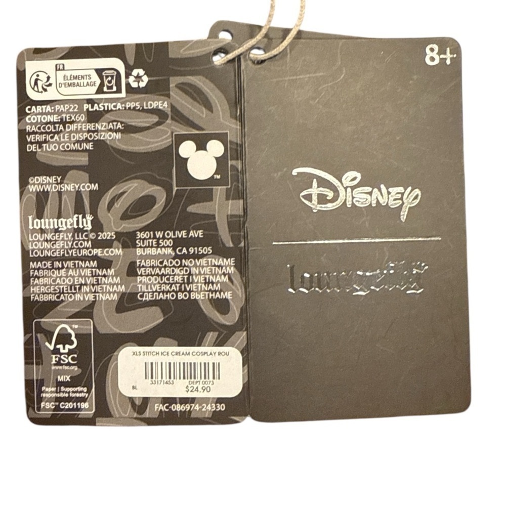 Loungefly Disney Lilo & Stitch Floral Stitch Figural Coin Purse - Picture 6 of 9